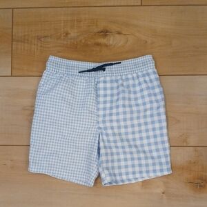 Carter's Light Blue Gingham Swim Trunks NWOT